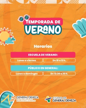 TEMPORADA DE VERANO - PILETA DEL POLIDEPORTIVO