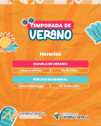TEMPORADA DE VERANO - PILETA DEL POLIDEPORTIVO