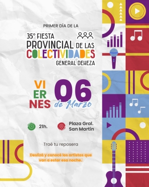 35° FIESTA PROVINCIAL DE LAS COLECTIVIDADES - DÍA 1