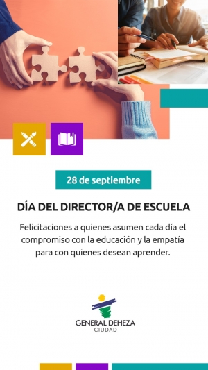 DÍA DEL DIRECTOR/A DE ESCUELA