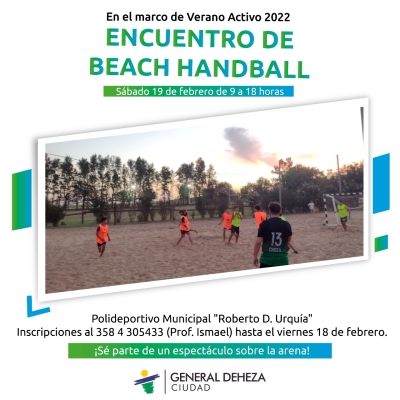 ENCUENTRO DE BEACH HANDBALL