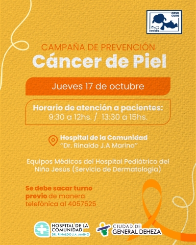 CAMPAÑA PREVENTIVA CONTRA EL CÁNCER DE PIEL