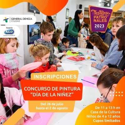 CONCURSO DE PINTURA DÍA DE LA NIÑEZ.