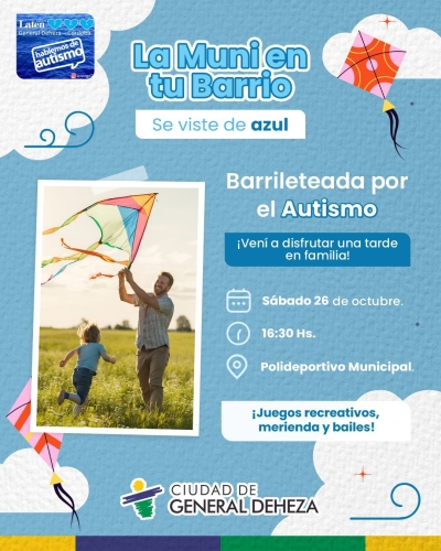 LA MUNI EN TU BARRIO SE VISTE DE AZUL