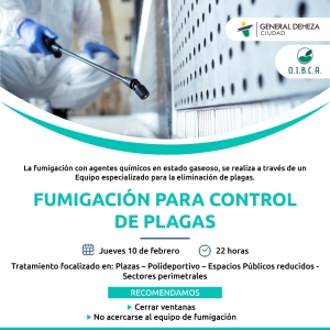 HOY Y MAÑANA FUMIGAMOS