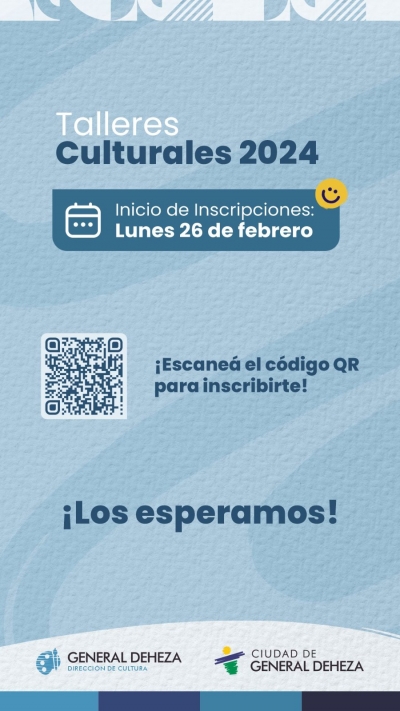 TALLERES CULTURALES 2024.
