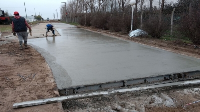 PARQUE INDUSTRIAL "ADRIÁN P. URQUÍA".  Gran avance de obra ANR3.