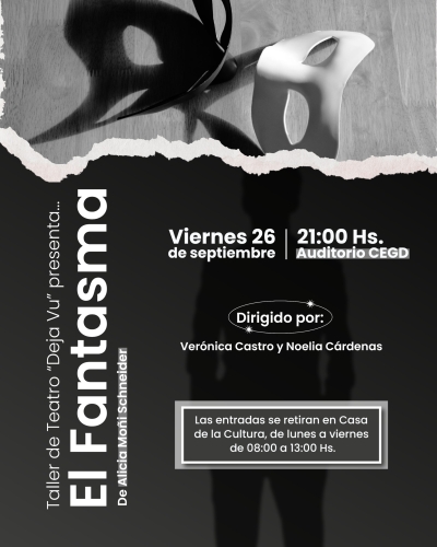EL 26 DE SEPTIEMBRE VOLVEMOS AL TEATRO