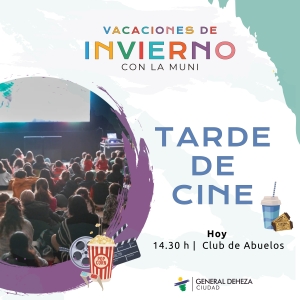 COMENZARON LAS VACACIONES ¡HOY, TARDE DE CINE!