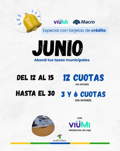 PONETE AL DÍA CON TUS TASAS MUNICIPALES