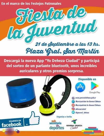EN EL MARCO DE LOS FESTEJOS PATRONALES 2017 - ESPERAMOS QUE ESTE EVENTO, SEA TAMBIÉN PARA REUNIR A LA FAMILIA