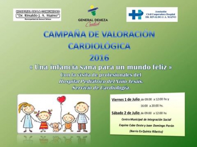 Campaña de valoración cardiológica 2016