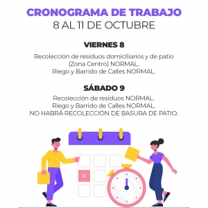 SERVICIOS MUNICIPALES DEL FIN DE SEMANA.