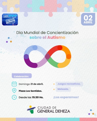 DÍA MUNDIAL DE LA CONCIENTIZACIÓN SOBRE EL AUTISMO. REPROGRAMADO.