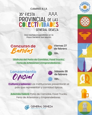 ASÍ NOS PREPARAMOS PARA NUESTRA PRÓXIMA FIESTA DE LAS COLECTIVIDADES
