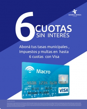 ABONÁ TUS TASAS MUNICIPALES, IMPUESTOS Y MULTAS.