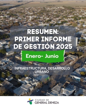 INFRAESTRUCTURA Y DESARROLLO URBANO - PRIMER SEMESTRE 2025