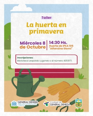 TALLER: HUERTA EN PRIMAVERA