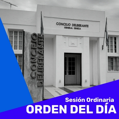 EL HONORABLE CONCEJO DELIBERANTE, SESIONA.