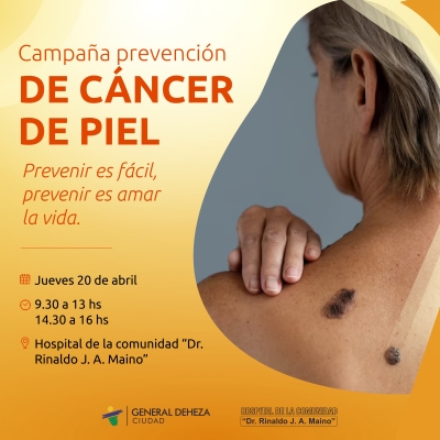 CAMPAÑA DE PREVENCIÓN DEL CÁNCER DE PIEL.