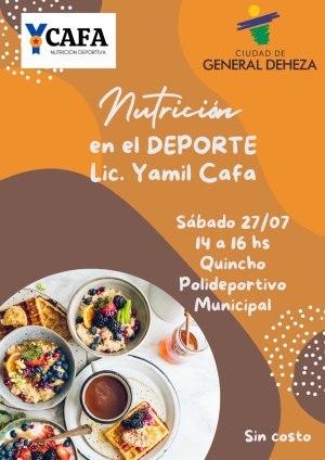 HABLEMOS SOBRE NUTRICIÓN EN EL DEPORTE