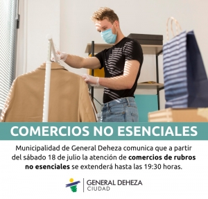COMERCIOS DE RUBROS NO ESENCIALES.