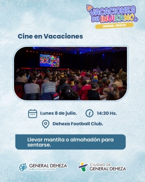 ¡HOY COMENZAMOS CON LOS EVENTOS DE LAS VACACIONES DE INVIERNO!