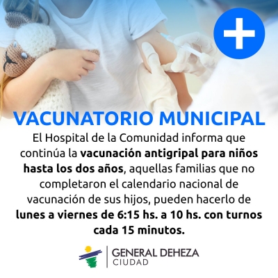¡VACUNAR ES PREVENIR!