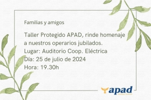 A.P.A.D. CONVOCA A LA POBLACIÓN