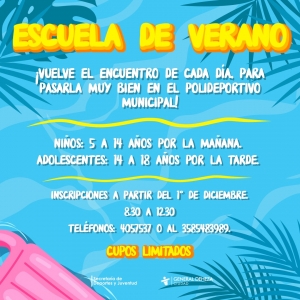ESCUELA DE VERANO 2020 - 2021