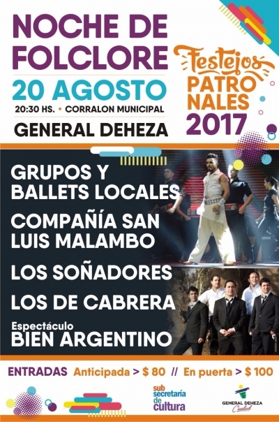 Festejos Patronales 2017 - Noche de Folclore
