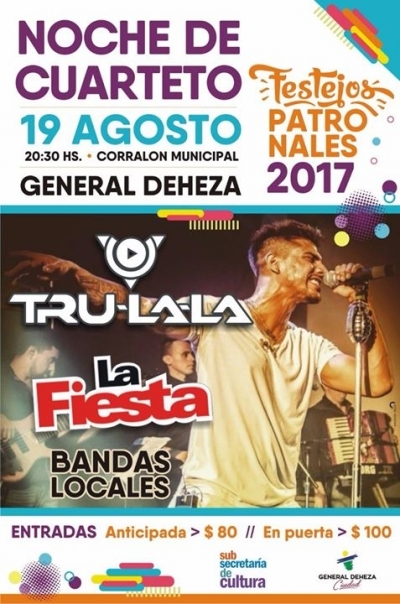 Festejos Patronales 2017 - Noche de Cuarteto