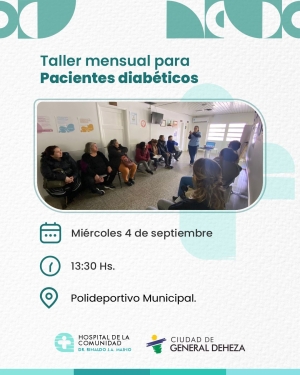TALLER MENSUAL PARA PACIENTES DIABÉTICOS