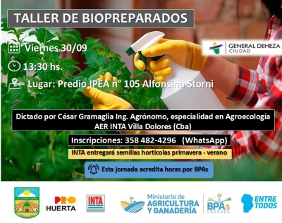 TALLER DE BIOPREPARADOS.