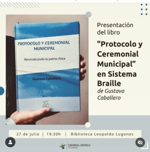 PRESENTACIÓN DE LIBRO EN SISTEMA BRAILE.