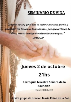 INFORMACIÓN PARROQUIAL - SEMINARIO DE VIDA