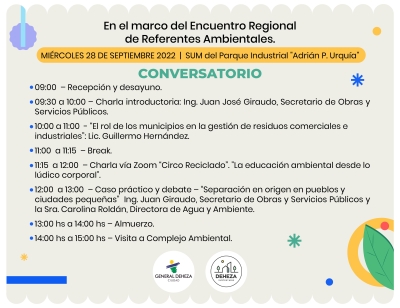 ENCUENTRO REGIONAL DE REFERENTES AMBIENTALES.