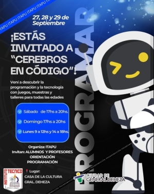 CEREBROS EN CÓDIGO. EXCELENTE PROPUESTA.