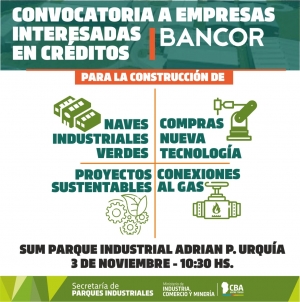 CONVOCATORIA A EMPRESAS INTERESADAS EN CRÉDITOS.