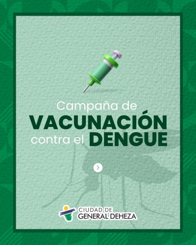 VACUNACIÓN CONTRA EL DENGUE. ¡INFORMACIÓN IMPORTANTE!