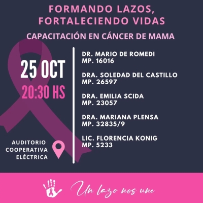 CAPACITACIÓN SOBRE EL CÁNCER DE MAMA