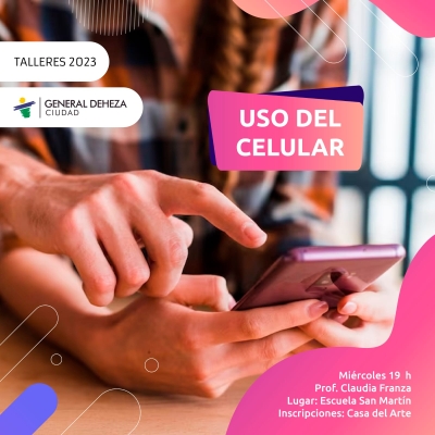 TALLER DE USO DEL CELULAR.
