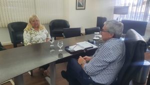 Visita de la Intendente de Alcira Gigena