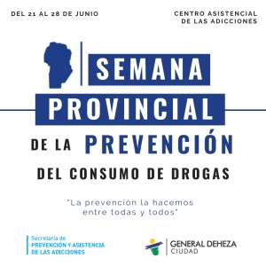 SEMANA DE LA PREVENCIÓN CONTRA LAS ADICCIONES.