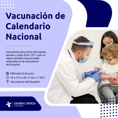 CALENDARIO NACIONAL DE VACUNACIÓN.
