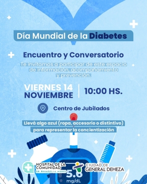 14 DE NOVIEMBRE - DÍA MUNDIAL DE LA DIABETES