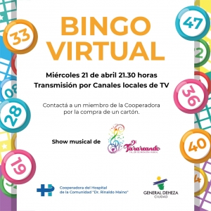 ¡BINGO VIRTUAL A BENEFICIO!