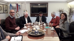AUTORIDADES DE BANCO DE LA NACIÓN ARGENTINA VISITAN NUESTRA SUCURSAL.