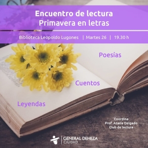 ENCUENTRO DE LECTURA EN PRIMAVERA.