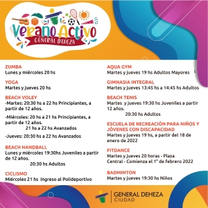LLEGA VERANO ACTIVO 2021 - 2022
